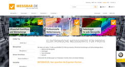 Desktop Screenshot of messbar.de