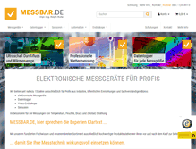 Tablet Screenshot of messbar.de